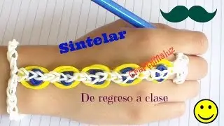 como hacer Pulsera  Arabe Con Anillo De Gomitas Sin telar | pulsera de gomitas sin telar
