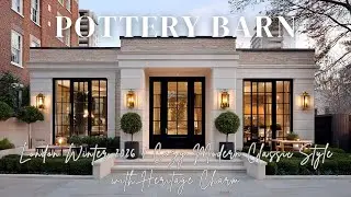 Pottery Barn London Winter 2026  Cozy Modern Classic Style with Heritage Charm