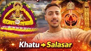 🙏🏻🚕 Ek taxi ,aur 2 dhaam-khatoo shyaam ji to salasar balaji 1 ही दिन में 2 धाम के दर्शन ❤️🙏🏻 