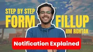 IPMAT IIM Rohtak 2024 Notification & Form Fillup 📝 Exam Date: 18 May, 2024