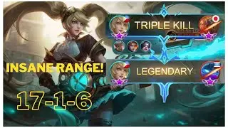 INSANE RANGE!! REVAMPED LAYLA SEASON 18 GAMEPLAY (Mobile Legends: Bang Bang)