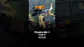 Pinaka Multi-Barrel Rocket Launcher (MBRL) System | Pinaka rocket system #forumias #shorts