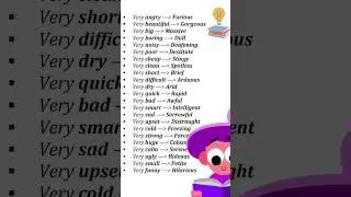 Alternative words can be used instead of 