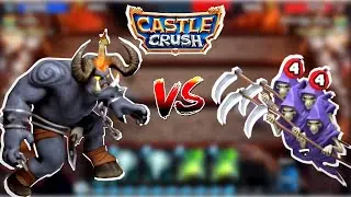 Castle Crush Game Giant Unchained Demon Vs Reapers Gameplay - The Warrior