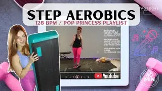 Super fun STEP AEROBICS WORKOUT that burns lots of calories 🎶