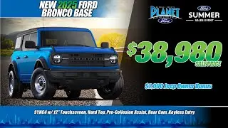 New 2025 Ford Bronco | Only $38,980! | $2,000 Jeep Owner Bonus | Ford Dealer in Dallas