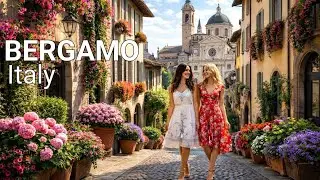 Italy  🇮🇹  Bergamo Citt&agrave; Alta |The Most Beautiful Medieval Old Town Near Milan 