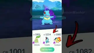 I used 1st Stage Shadow Gen 2 Starters in Pokemon GO and Won!