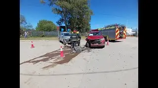 Truck crash on Route 30