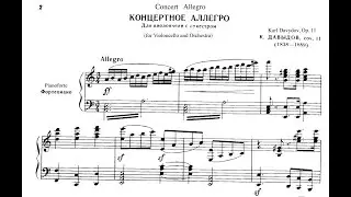 Karl Davydov - Allegro de concert, Op.11
