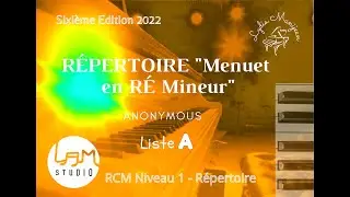 Répertoire grade 1, no 8, liste A - 