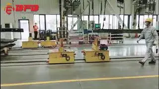 Steel Pipe Handling Motorized Troley/KPD Small Load Electric Transfer Cart