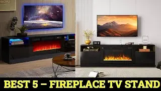 5 BEST Fireplace TV Stands to BUY NOW