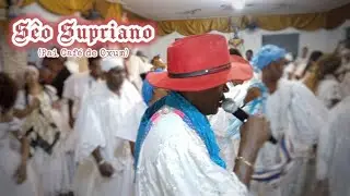 Sêo Supriano incorporado no Pai Café de Oxum na Tenda Santa Bárbara da Mãe Maria Dos Santos
