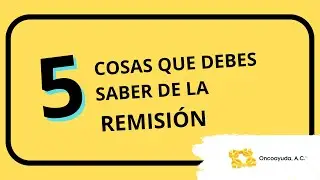 5 cosas que debes de saber de la remisi&oacute;n