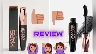 Mars Fabulash Mascara ||Honest REVIEW👍👍👎👎🤍🤍🤍||CC AVAILABLE||♡♡♡