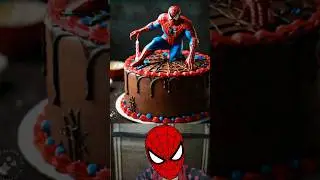 Superheroe,s cake #avengers #marvel #spidermancake #shorts