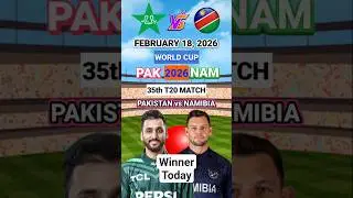 Pakistan vs Namibia Toss Prediction | PAK vs NAM Toss Winner Today T20 World Cup 2026 Match 35 #wc