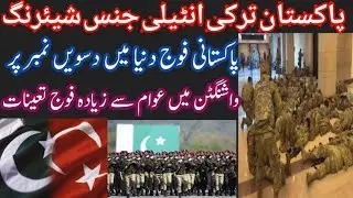 Pakistan Turkish Intelligence Sharing Pakistani army ranks tenth in the world|
