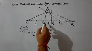 Lens Maker's Formula for Convex Lens