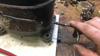 Checking amp draw on an AC motor/and the making of an aerator.