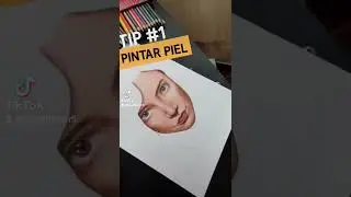 Piel REALISTA con lapices de COLORES 😱