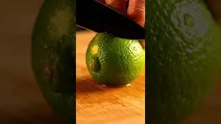 Macro Lime Cutting ASMR &ndash; Crisp Citrus Slices & Juicy Sounds