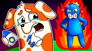Rainbow Friends, but BLUE Gets ANGRY Over A Broken Toy?! 😤 | Hoo Doo Police