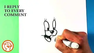 How to Draw Jerry - Tom and Jerry - Drawing Step by Step for Beginners - Easy Pictures to Draw
