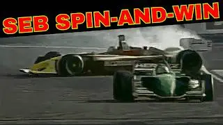 Sebastien Bourdais Spins From P1 (2004 Champ Car Mexico City)