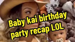 CurlyHead Trev&rsquo;s funny @KountryWayneOfficial commentary baby Kai&rsquo;s party