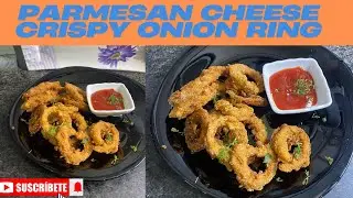 Parmesan Cheese Crispy Onion Rings Fry onion Crunchy Ramadan Special