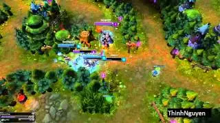 League of Legends - CLG Seraph trolling