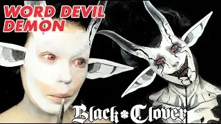 BLACK CLOVER COSPLAY &mdash; Word Demon Devil Transformation