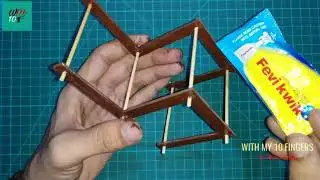 Miniature chair with foam board and thread | miniature furniture diy | diy | chair