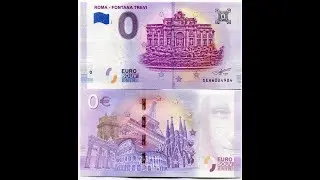 0 Euro Souvenir Banknotes Beautiful World Currency