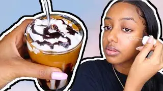 MY MORNING ROUTINE DURING QUARANTINE | Skin Care, WHIPPED COFFEE & Hair (ISEE HAIR)