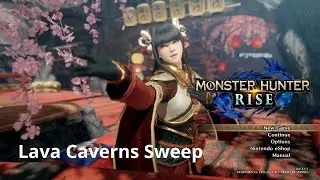 Lava Caverns Sweep - Monster Hunter Rise - No Commentary Walkthrough MHR Guide Uroktor