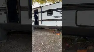 Make life easier using Milwaukee M12 fuel hammer drill for RV stabilizer scissor jack.