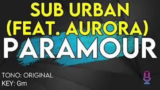Sub Urban feat. AURORA - PARAMOUR - Karaoke Instrumental (NEW VERSION ON DESCRIPTION👇🏻👇🏻)