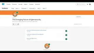The Emerging Future of Cybersecurity Trailhead Answer #trailheadbadges