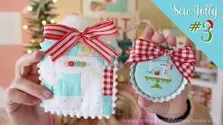 🎄Sew Jolly Ornament Day #3 (Quilt and Stitch Along!)