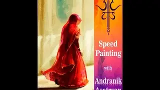 #Indian #woman-#Speed #painting