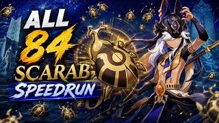 All 84 Scarab Locations - Efficient Farming Route - Cyno Ascension Materials |Genshin Impact