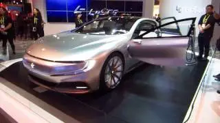 CES 2017 - LeEco LeSEE Pro Electric Car - (Tesla Killer?) - Las Vegas Convention Center, Nevada