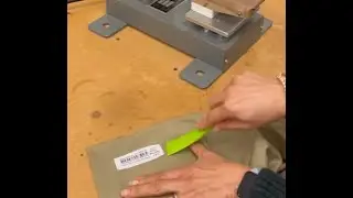 Removing a Heat Seal Label