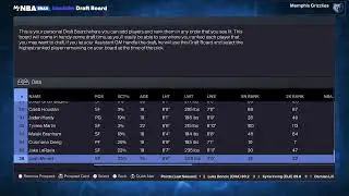 NBA 2K26 Memphis Grizzlies 16-17 Rebuild