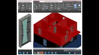 autocad dublex ev daire oda kapısı model tasarımı ders 8