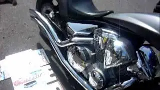 Honda Fury Stock Exhaust vs Cobra Speedster Swept