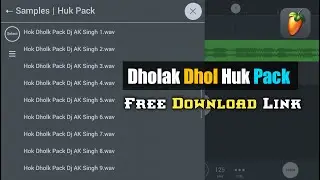 Dhol Dholak Huk Pack Free Download Link || Dholak Dhol Huk Pack || Dj Ak Singh Official